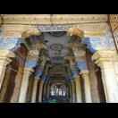 Früher waren alle Flächen des Tempels bemalt